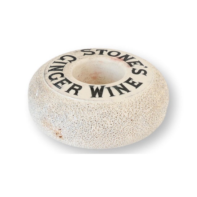 English Antique Stone's Ginger Wine Match Striker For Sale - Image 3 of 5
