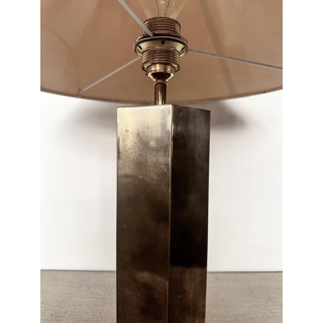 Vintage Brass Table Lamp by Ingo Maurer, 1970s For Sale - Image 3 of 7