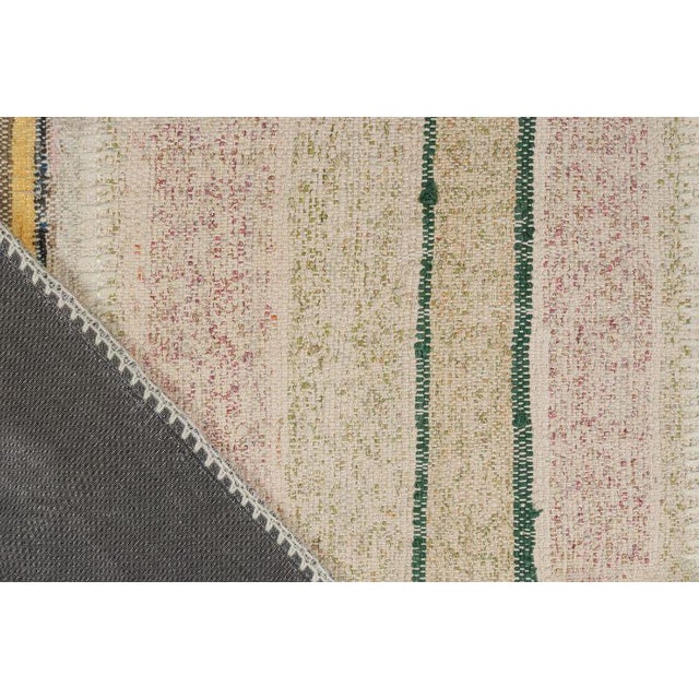 Textile Rug & Kilim’s Patchwork Kilim in Polychromatic Stripes For Sale - Image 7 of 7
