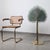 This large sculptural table lamp was produced by Valenti in Spain during the 1970s. The design features a stylized fan...