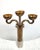 Brown Brutalist Candleholder in Brass and Nickel, Italy, 1970s For Sale - Image 8 of 11