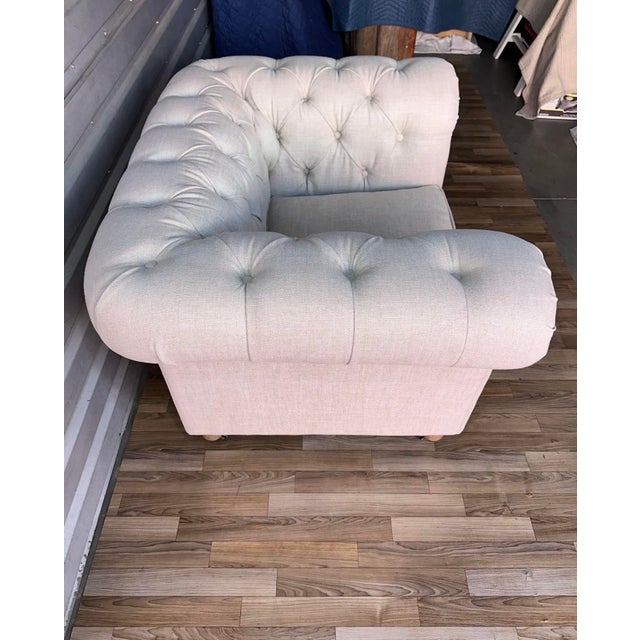 Textile Restoration Hardware Kensington Chair For Sale - Image 7 of 9