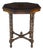 Antique Jacobean Style Walnut Burl Octagonal Parlor Side Accent Table For Sale