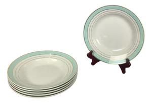 Régence Deep Plates from Lunéville, Late 19th Century, Set of 6