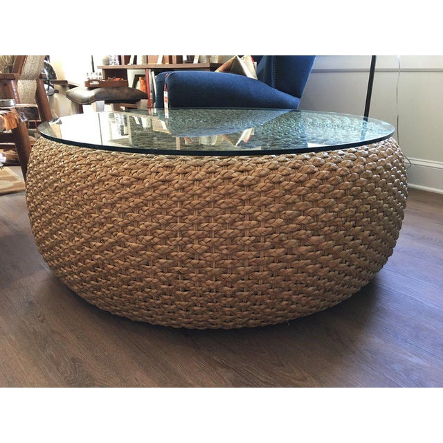 Ralph Lauren Home Driftwood Woven Cocktail Table Chairish