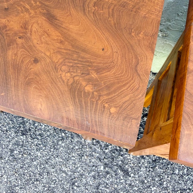 Vintage Rustic Olive Burlwood Nightstands/Mini Chests - A Pair For Sale - Image 10 of 10