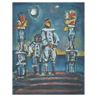 Georges Rouault, Circus, Les Pierrots, Lithograph and Stencil For Sale