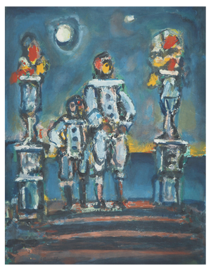 Georges Rouault, Circus, Les Pierrots, Lithograph and Stencil