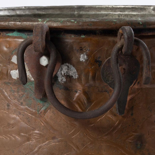 Early 20th Century Large Copper Pot For Sale - Image 5 of 10
