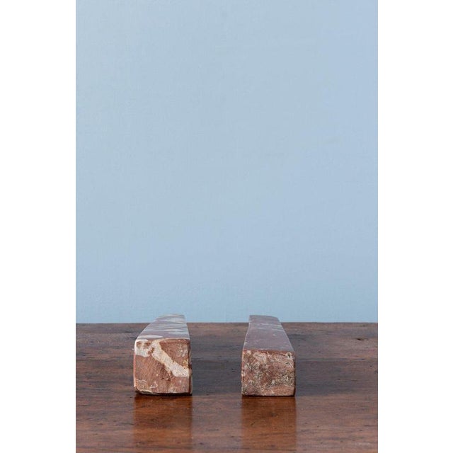 French Red Griotte Marble Obelisks, Set of 2 For Sale - Image 6 of 7