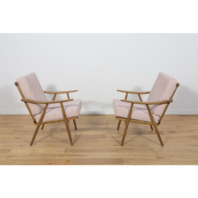 Wood Set of Mid-Century Armchairs from Ton, 1960s For Sale - Image 7 of 18