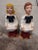 Traditional 1950s Concrete Christmas Carolers - A Pair For Sale - Image 3 of 8