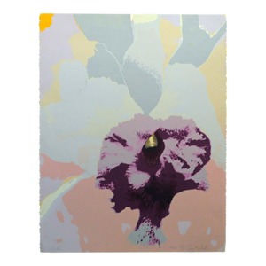 Greg McBride "Orchid" Hand Signed Fine Art Serigraph Purple Flower