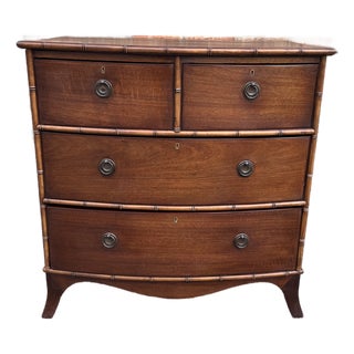 19th Century Faux Bamboo Chest For Sale