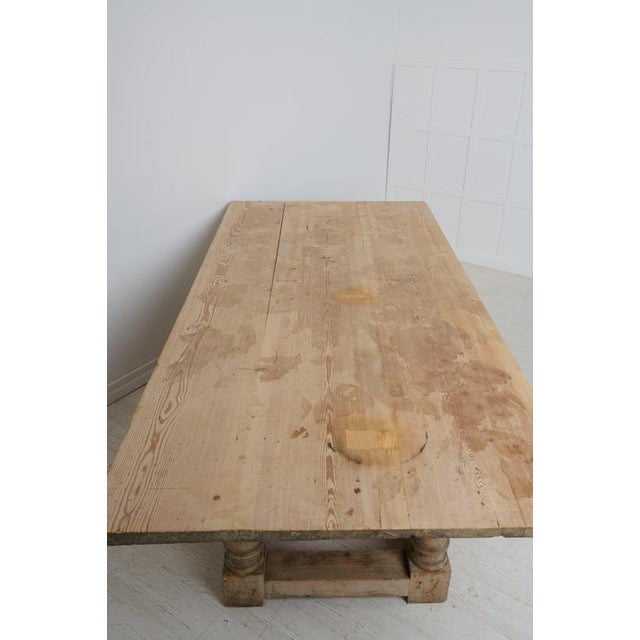 Large Baroque Farm Table, Northern Sweden, 1750 For Sale - Image 6 of 11
