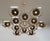 21st Century Honeycomb Natural Brass Smoky Murano Chandelier by Fabio LTD For Sale - Image 6 of 7