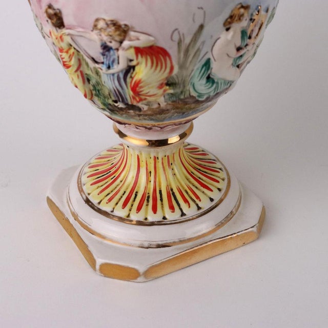 Ceramic Vases from Capodimonte, Set of 2 For Sale - Image 9 of 11