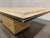 Metal Vintage Travertine and Brass Coffee Table from Fedam, 1970s For Sale - Image 7 of 12