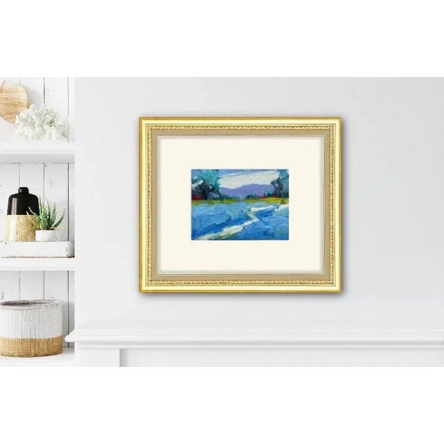 Contemporary Impressionist Painting, Bluebonnet Field For Sale - Image 4 of 7