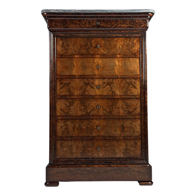 Louis Philippe Chiffonniere in Mahogany For Sale