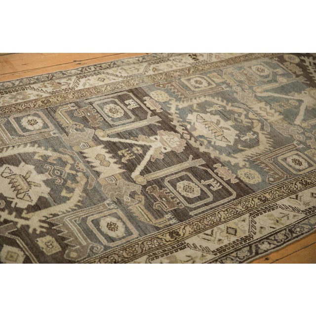 1940s Vintage Distressed Hamadan Rug Runner - 3'9" x 8'5" For Sale - Image 5 of 12