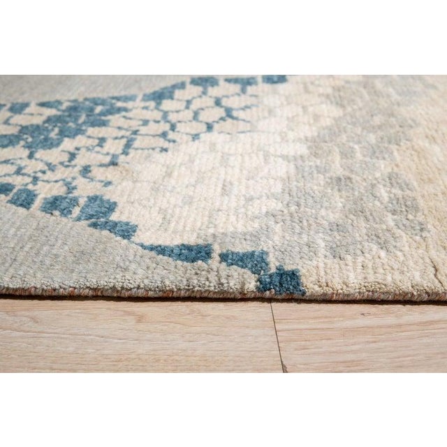 2020s 9x12 Multicolor Hand-Knotted Wool Abstract Mountainscape Geometric Carpet Rug For Sale - Image 5 of 10