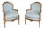 19th Century Louis XV Bergère Armchairs - A Pair For Sale