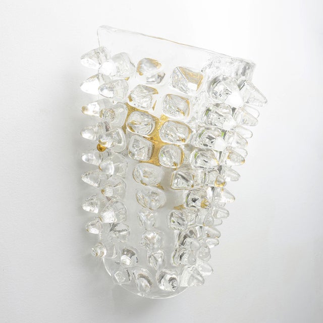 Not Yet Made - Made To Order Contemporary Murano Glass Sconces in the Manner of Barovier Toso For Sale - Image 5 of 11