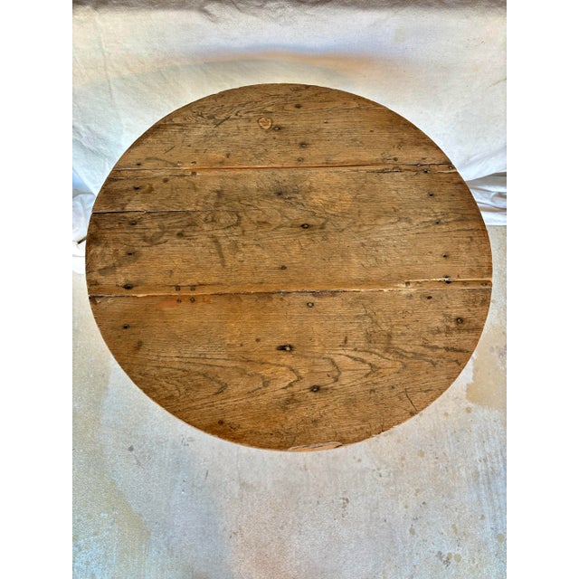 Late 19th Century 19th Century Petite French Walnut Wine Tasting Table For Sale - Image 5 of 12