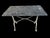 Stone Antique French Cast Iron & Marble Bistro Table, 1900s For Sale - Image 7 of 16