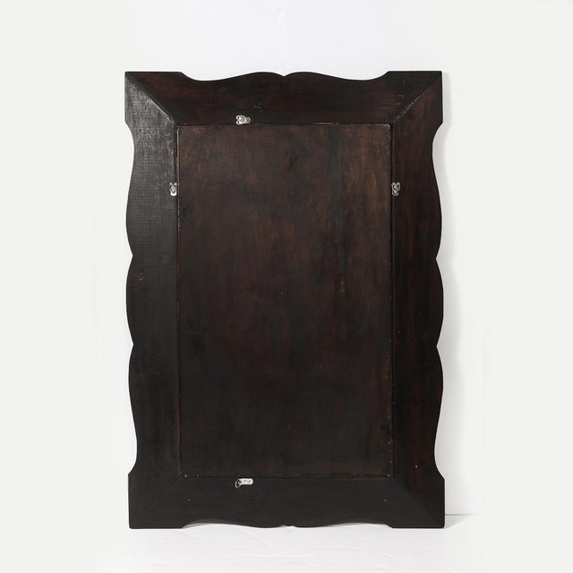 Hollywood Shadow Box Mirror in Reverse Etched & Beveled Eglomise Detailing For Sale - Image 16 of 17