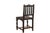 Indian Vintage Indian Teakwood Chair For Sale - Image 3 of 3