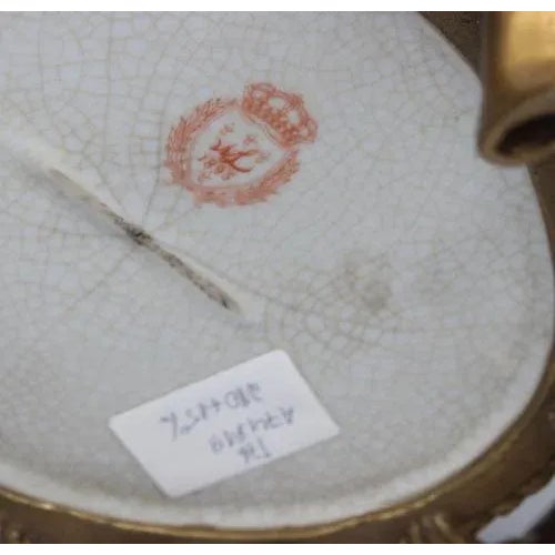 Faience Fruit Vase with Bronze Finish, 1890s For Sale - Image 10 of 12