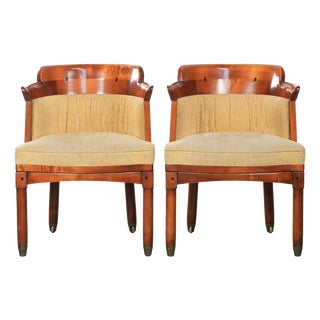 Shaker Series Side Chairs in Wood and Fabric from Schuitema, Set of 2 For Sale