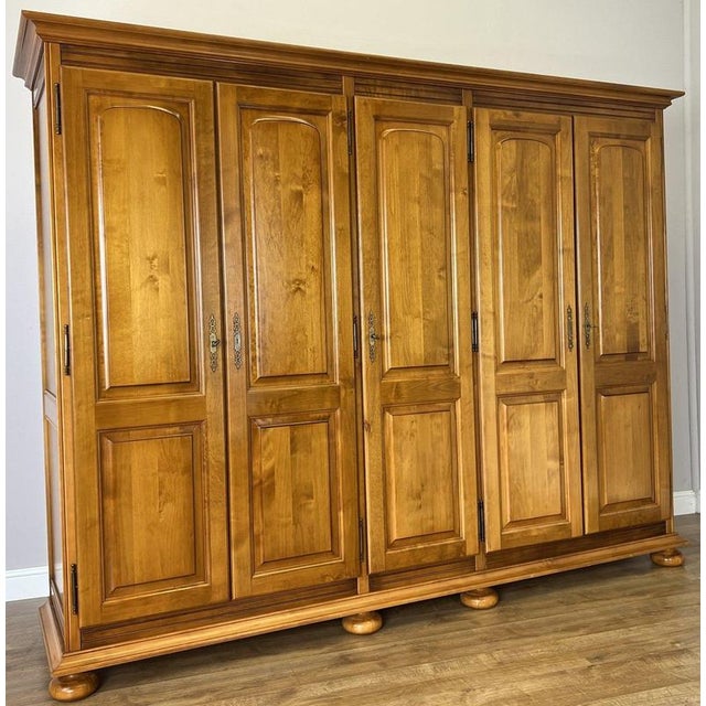 Vintage French Style Wardrobe in Wood For Sale - Image 13 of 13