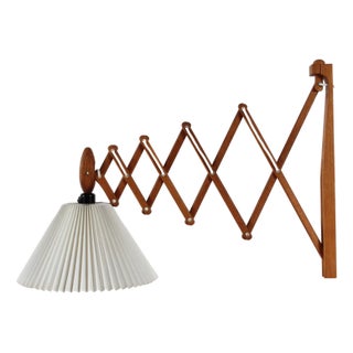 Large Sax Wall Lamp in Oak from Le Klint, 1960s For Sale