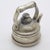 Vintage Italian Handmade Genuine Silver Teapot Solid Dollhouse Miniature For Sale - Image 4 of 10