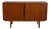 In Style of Borge Mogensen Model 160 Sliding Door Sideboard Teak Wood Denmark Mid-Century Modern 1960s For Sale