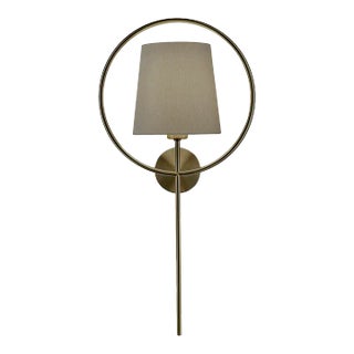 Brushed Brass Cirque Du Soleil Wall Light For Sale