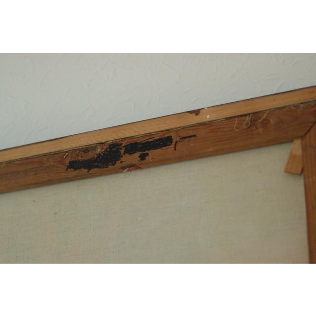 Bard B, Abstract Composition in Primary Colours, 1974, Acrylic on Canvas, Framed For Sale - Image 9 of 11