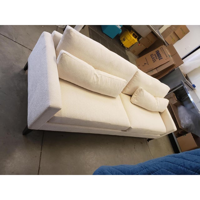 2000 - 2009 Modern Kravet Cream Sofa For Sale - Image 5 of 8