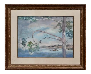 Distant Shore Oil Painting