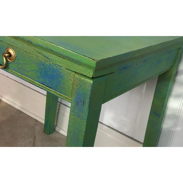 Boho Chic Side Table Coastal End Table Beach Decor Accent Table