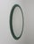 Mid-Century Oval Green and Grey Scalloped Wall Mirror from Cristal Arte, Italy, 1960s For Sale - Image 12 of 15