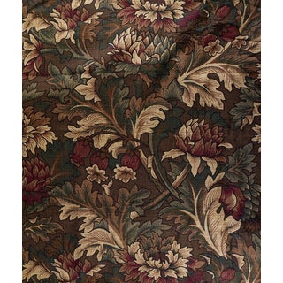 Vintage Bloomcraft Drapery Weight Fabric 3y For Sale