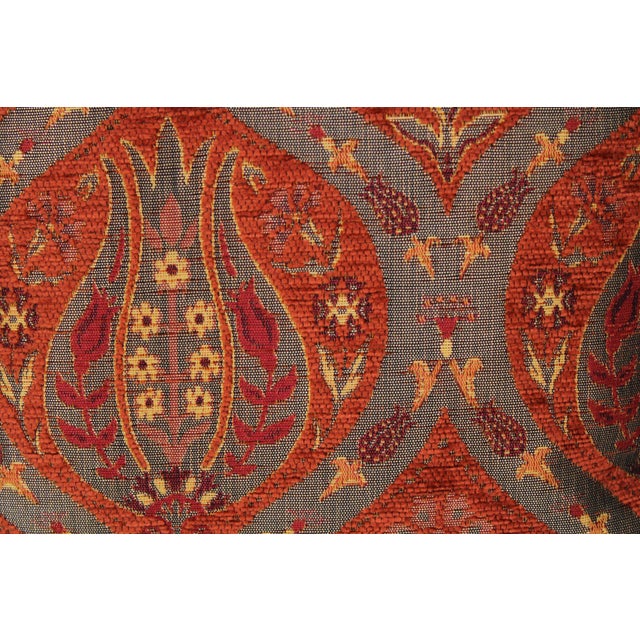 Time Less Shabby Chic Ikat Turkish Throw Pillow For Sale - Image 4 of 9
