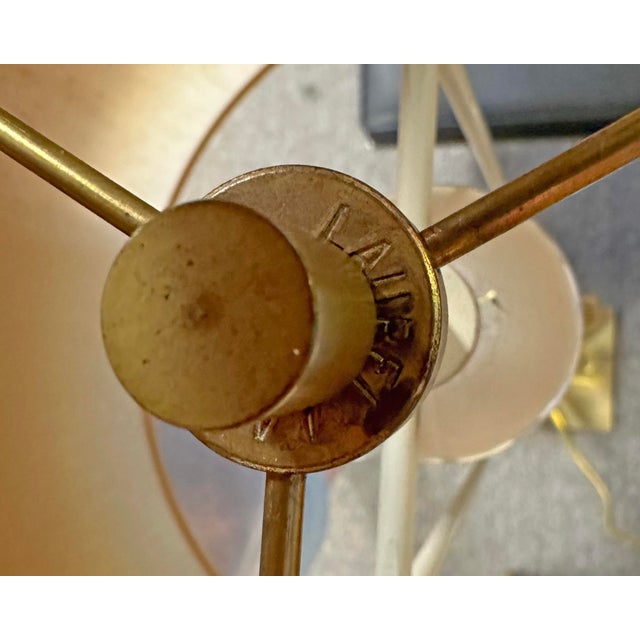 Mid-Century Modern Laurel Lamp Brass Tone Adjustable Floor Lamp For Sale - Image 3 of 8