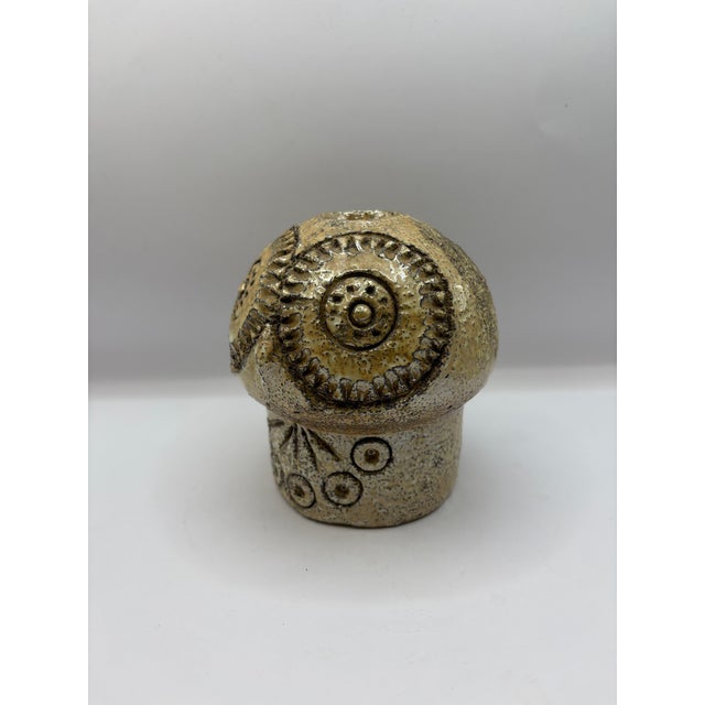 Owl Candlestick in Ceramic by Huguette Bessone, 1960s For Sale - Image 10 of 10