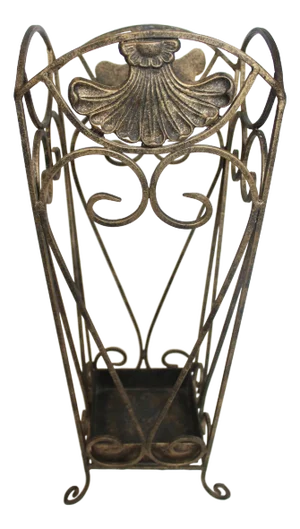 Vintage Italian Cast Iron Umbrella Stand