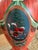 Vintage Hand Painted Red Lamps - a Pair For Sale - Image 9 of 12